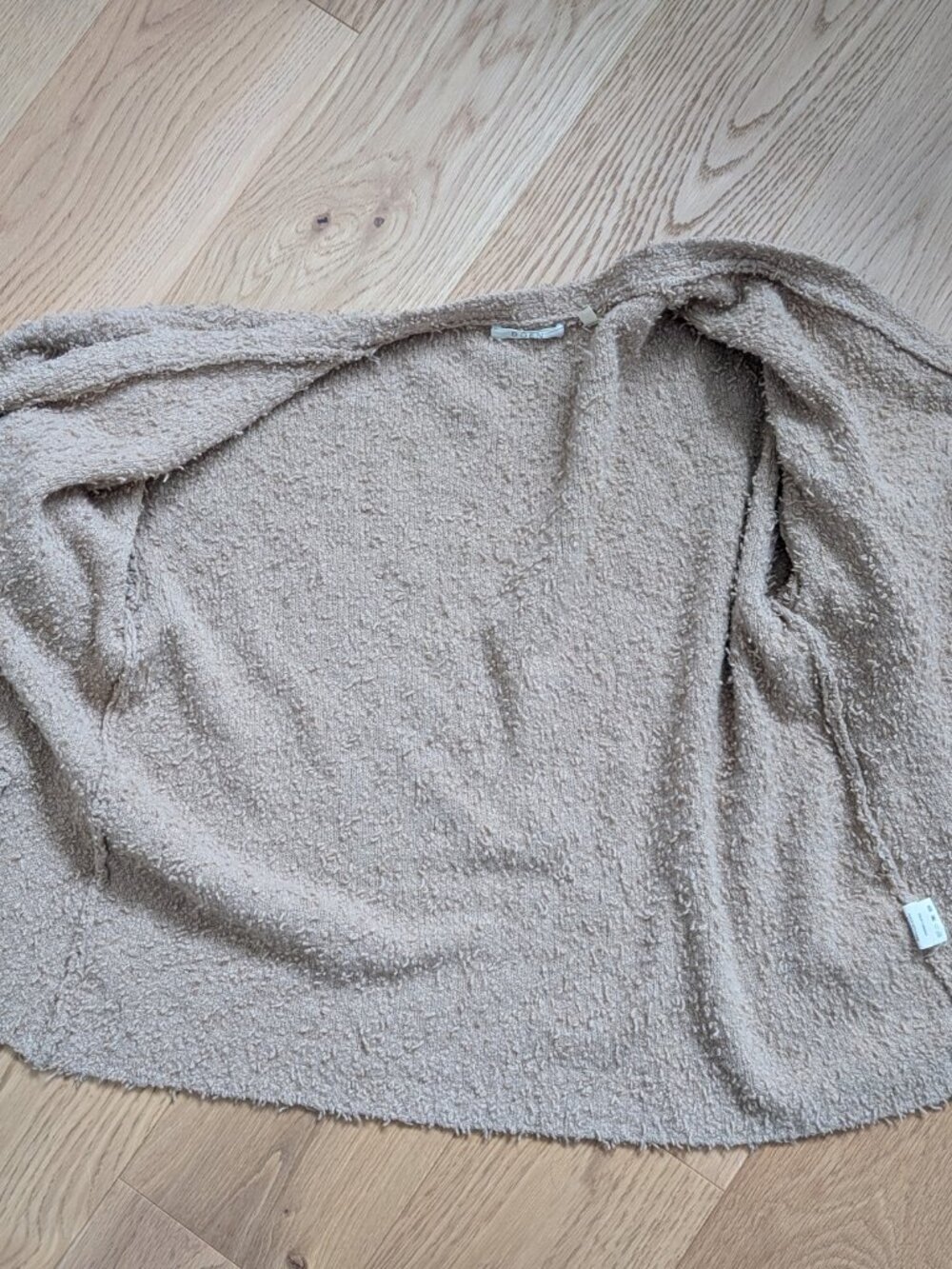 DOEN ARDEN CARDIGAN SWEATER CAMEL SIZE S - Picture 4 of 5